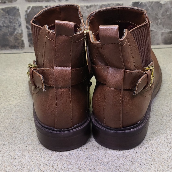 TOMMY HILFIGER Size 8 M Ankle Boots Brown - Picture 9 of 12